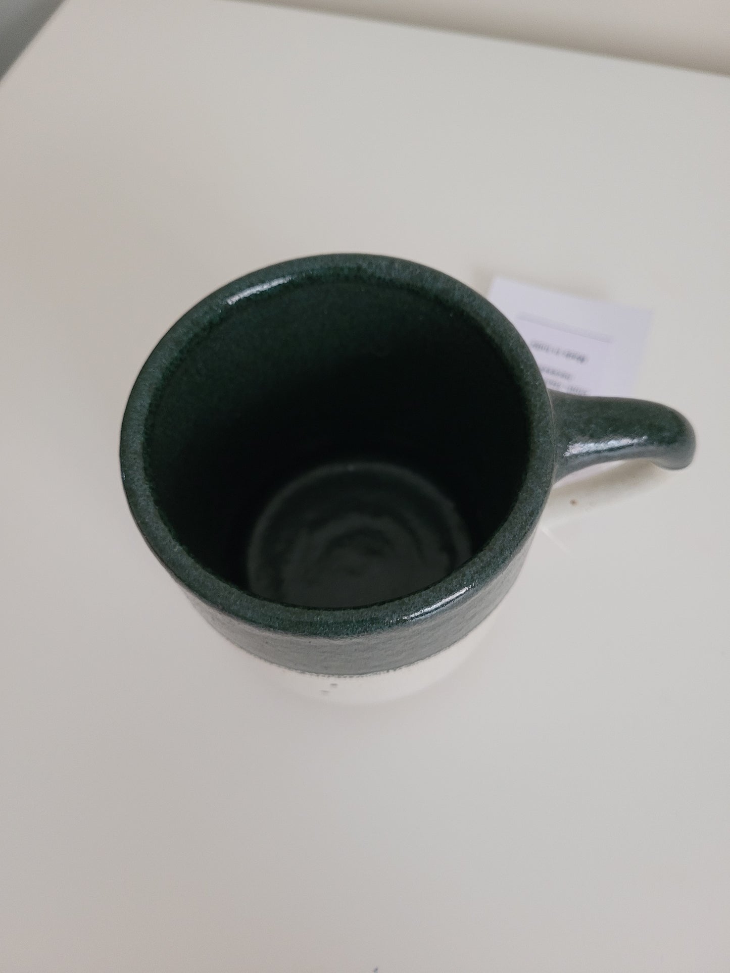 Handmade Ceramic Green Coffee Mug