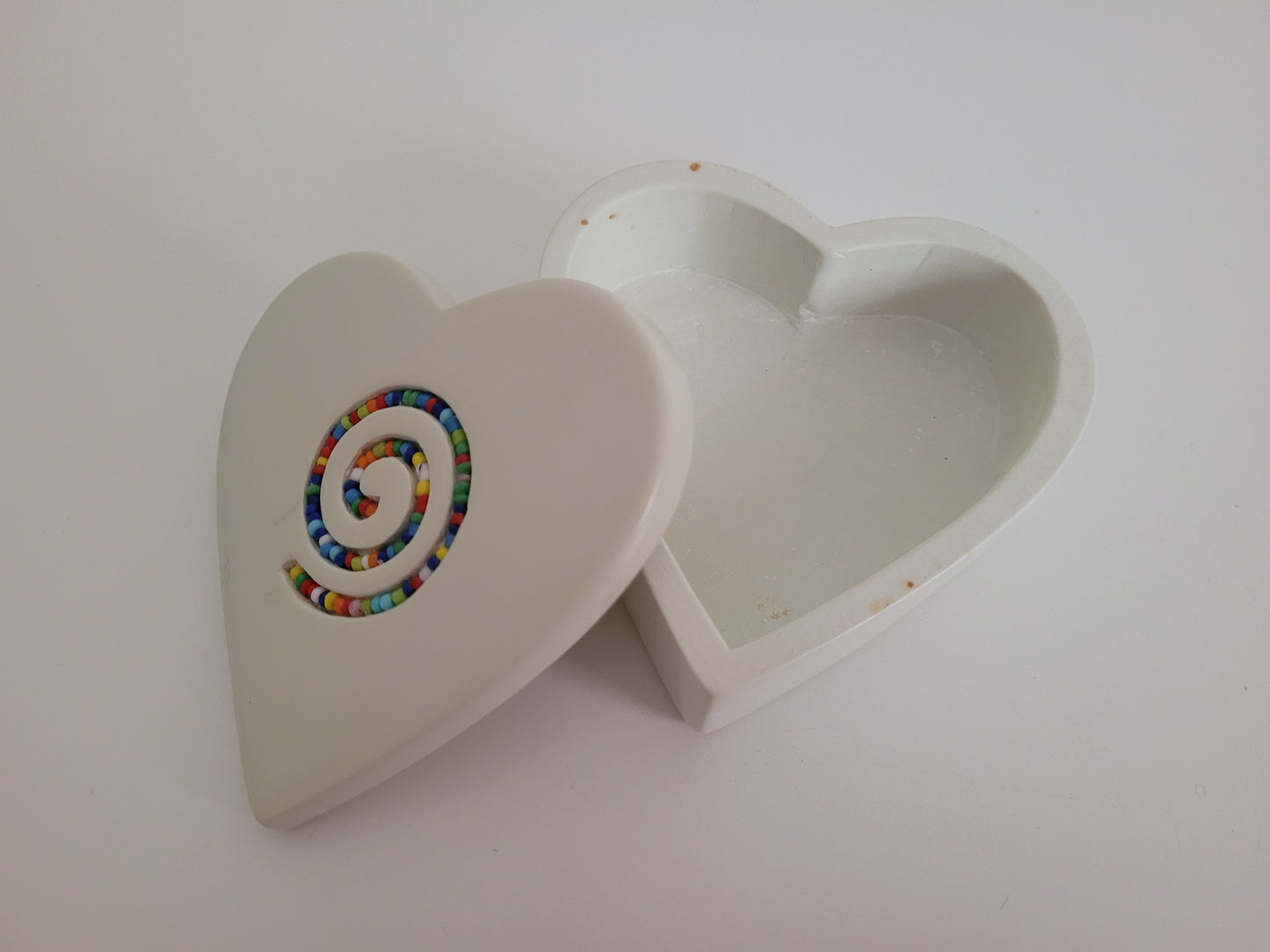 Soapstone heart box