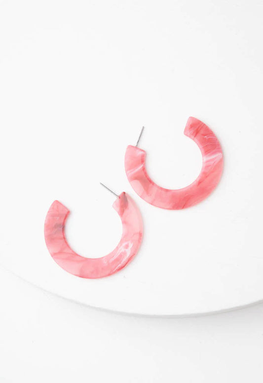 Daydream Resin Hoops in Bloom