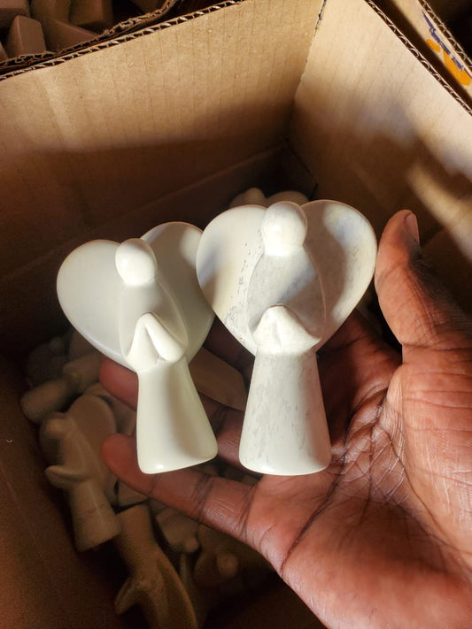 Soapstone angel