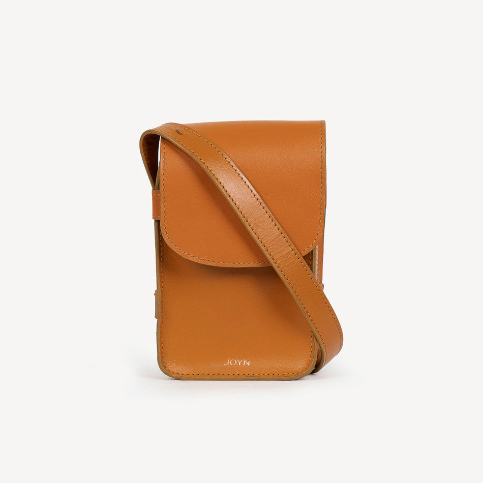 Boxy Crossbody, Leather. Kelly Green, Honey or Burnt Sienna