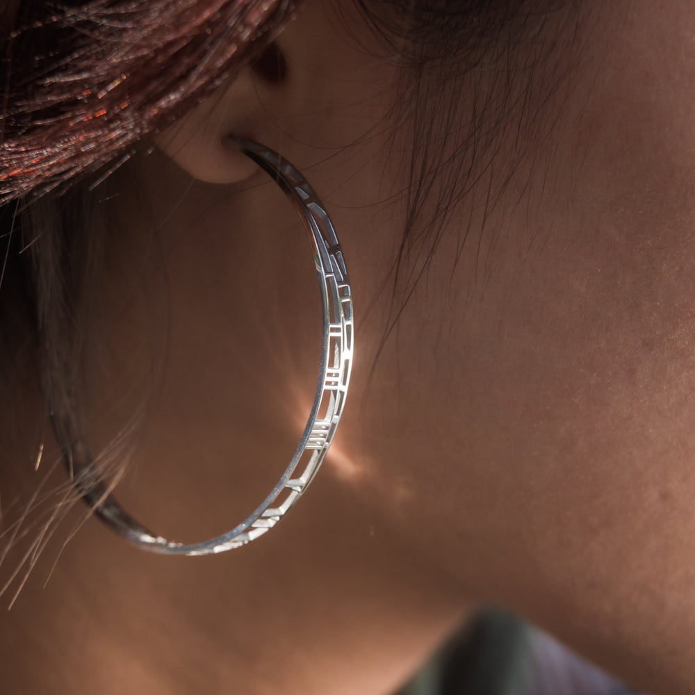 Restoring Justice Hoop Earrings