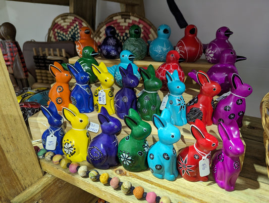 Soapstone Bunnies and Birds to