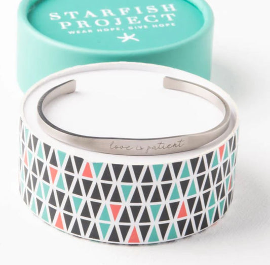 Love is Patient Bracelet