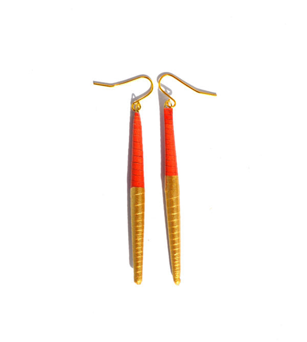 Paper Bead Earrings