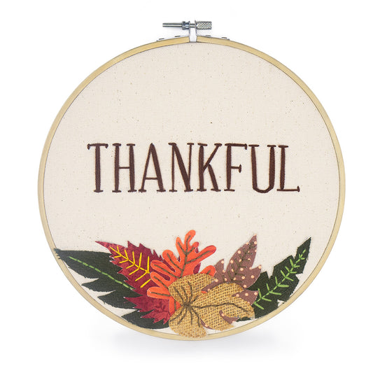 Thankful Embroidery Hoop