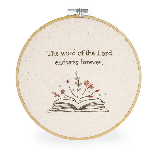Word of the Lord Embroidery Hoop