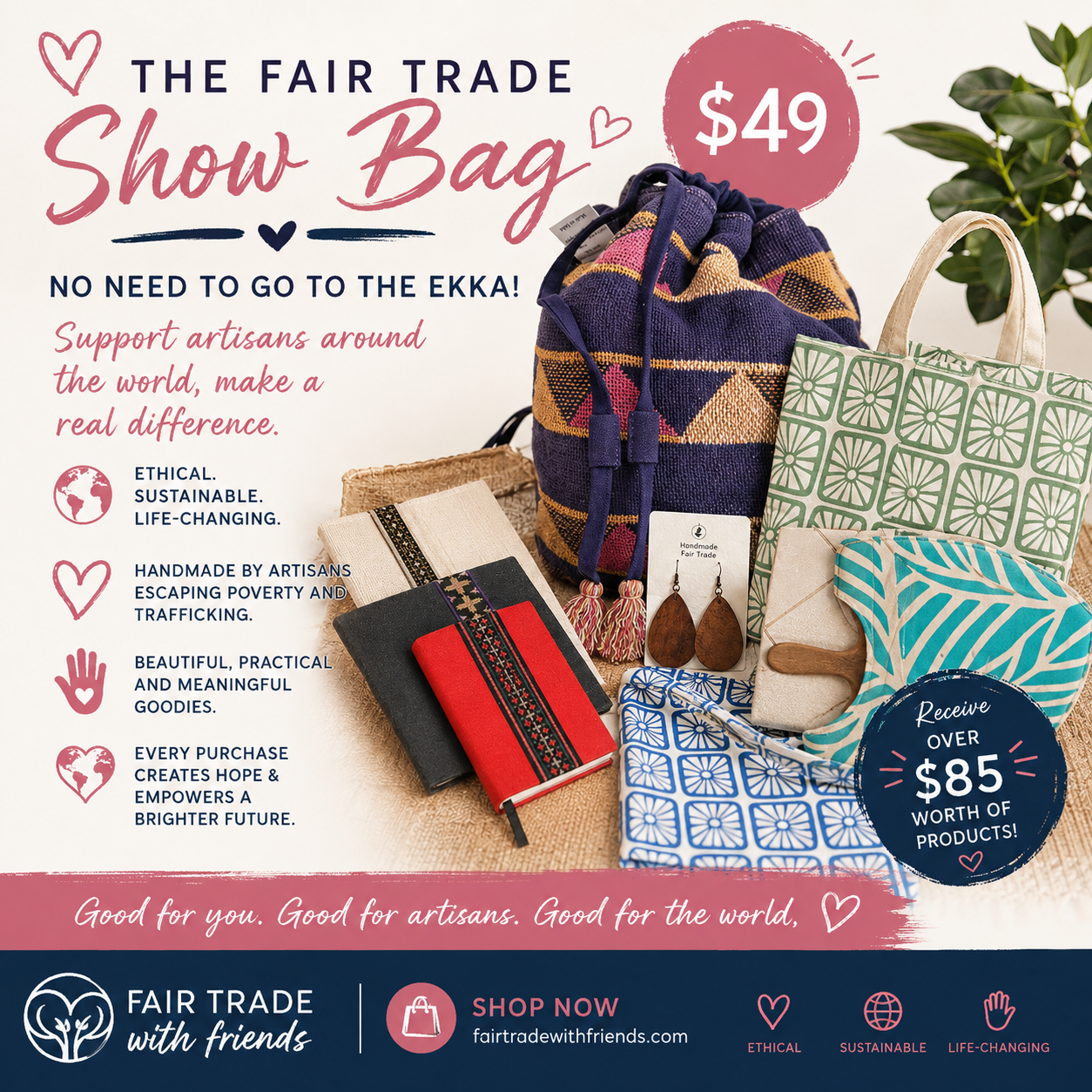 Surprise Fair Trade Show Bag