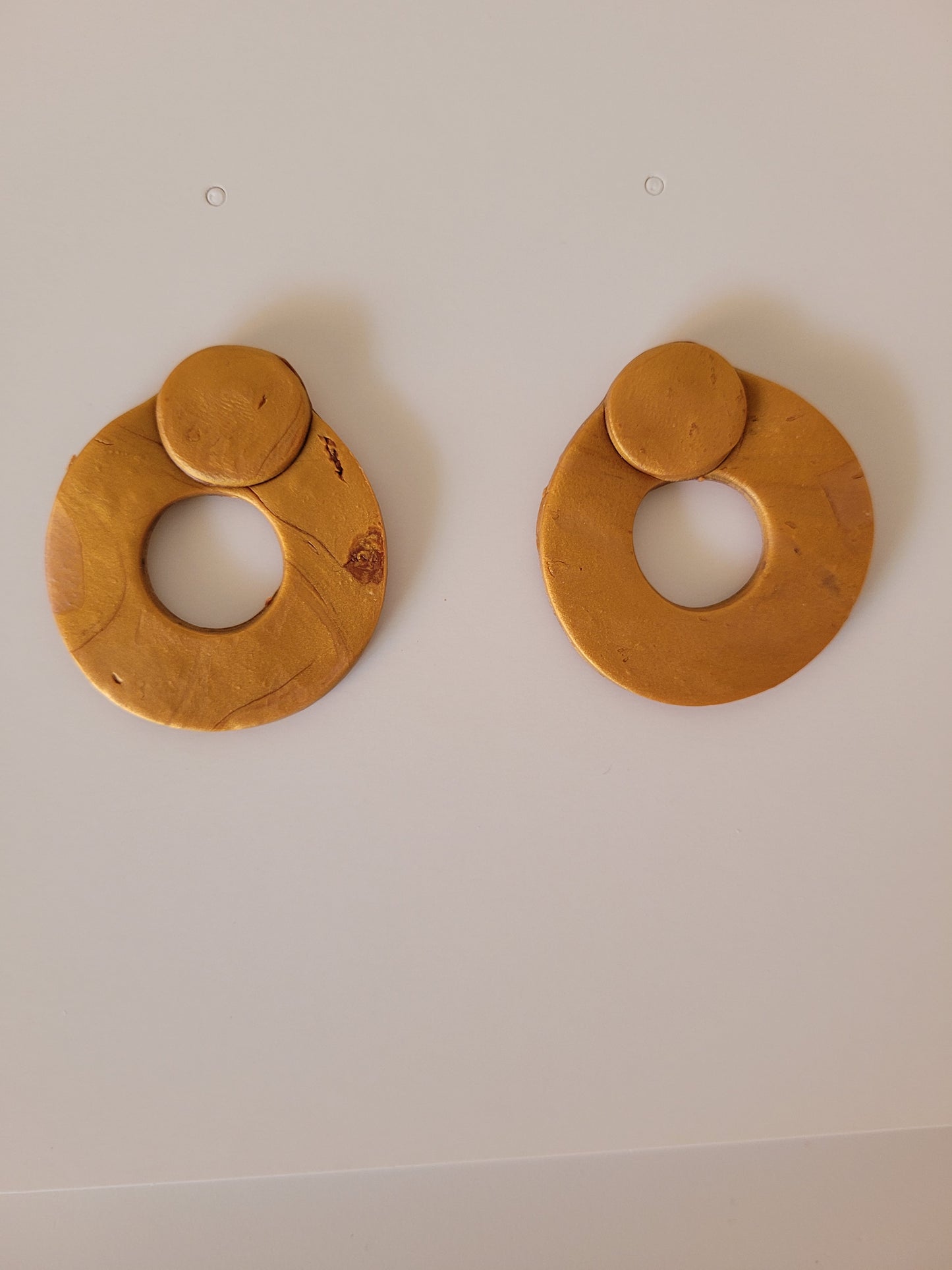 Stacked Clay Earrings