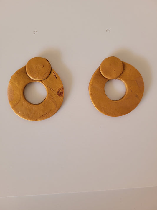 Stacked Clay Earrings