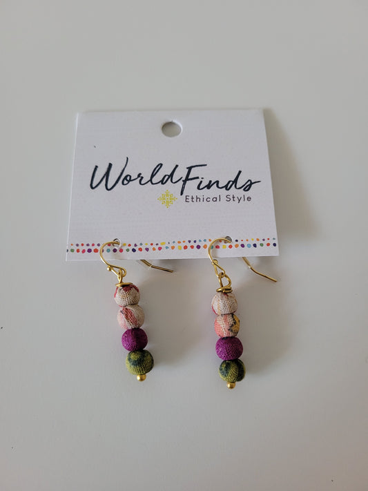Quatre Kantha Earrings