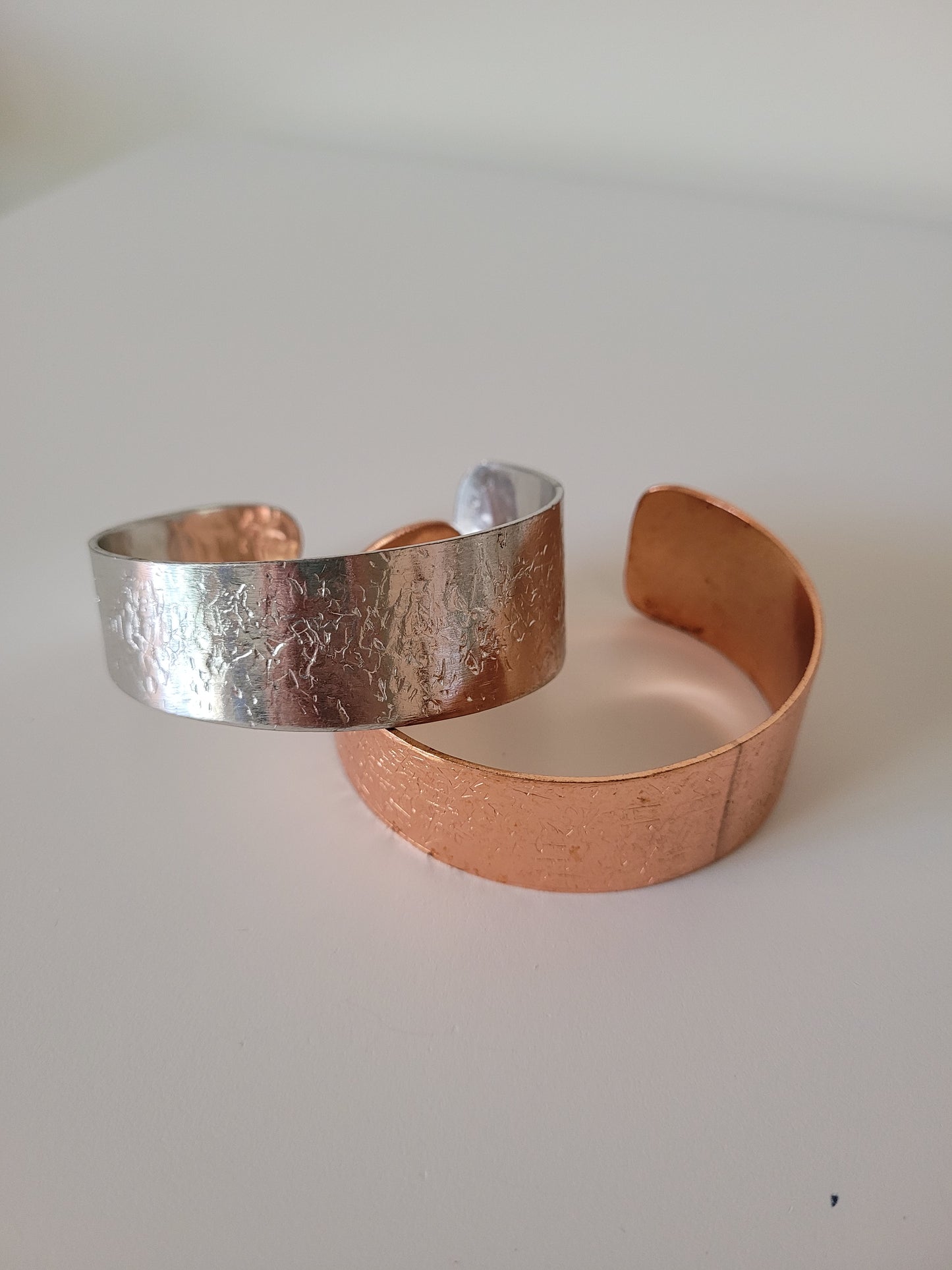 Hammered Cuff Copper or Silver