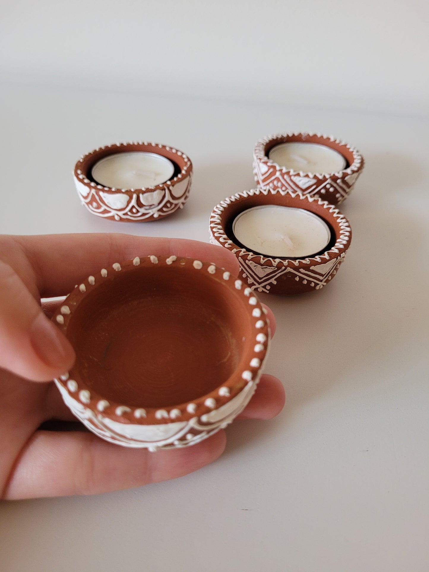 Terracotta Tealight Holders