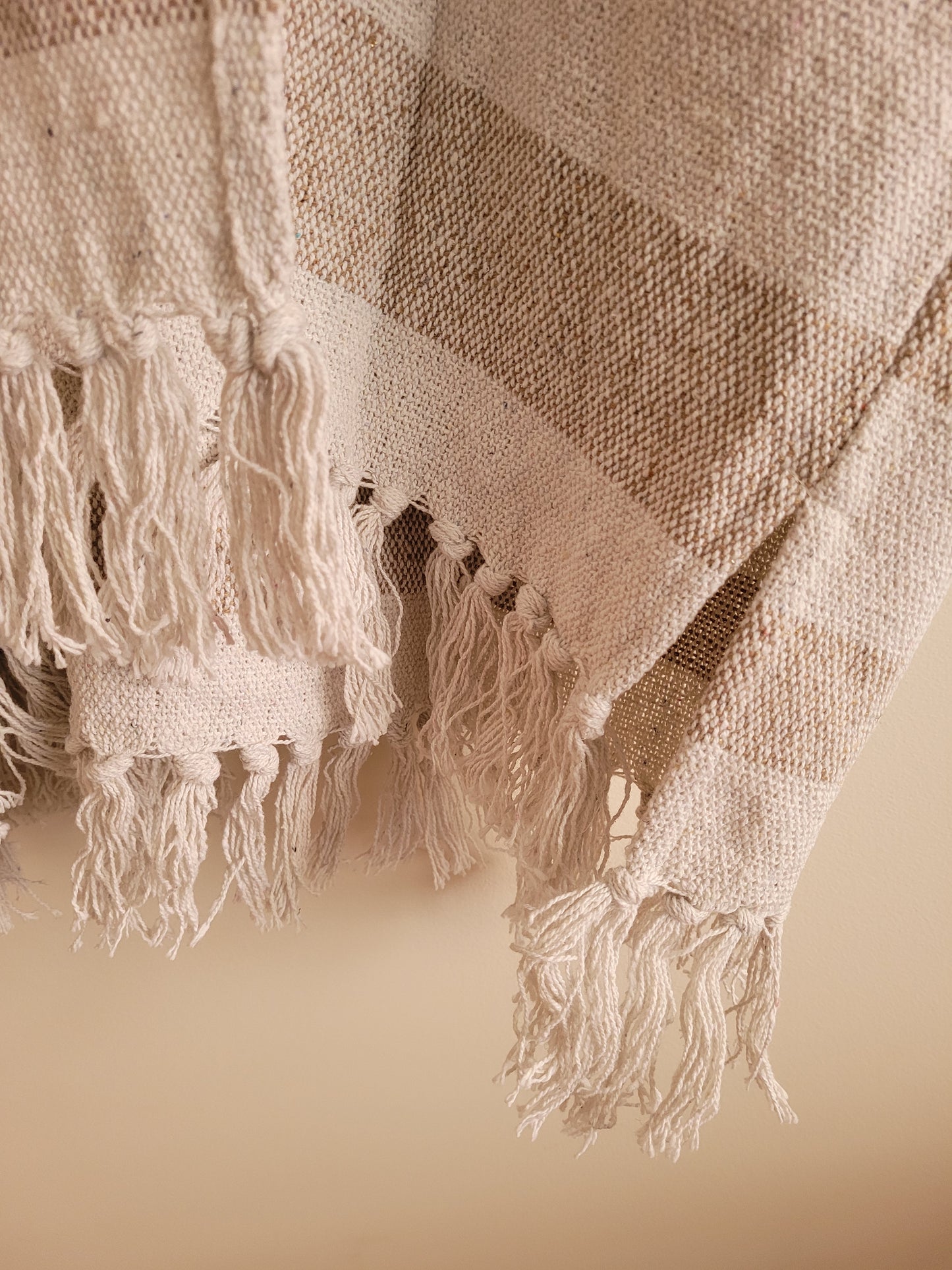 Woven Cotton Fringe Kaftan