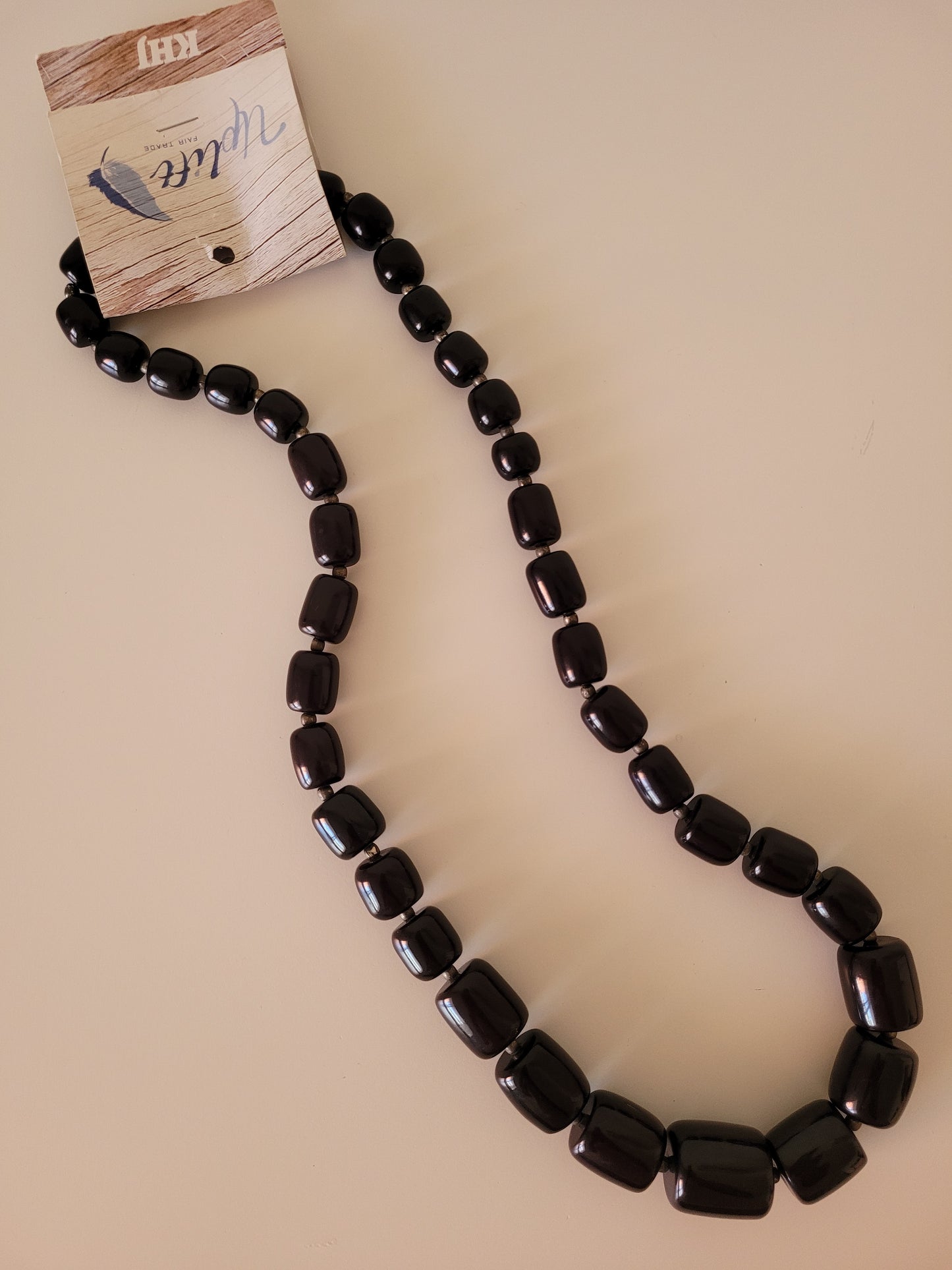 Black Resin Necklace