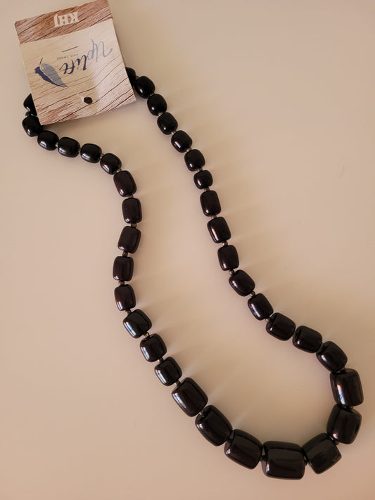 Black Resin Necklace