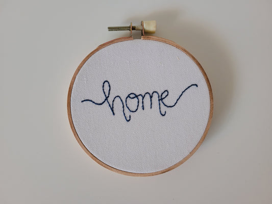 Embroidered hoop
