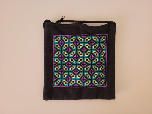 Hand Stitched Hmong Crossbody Purses