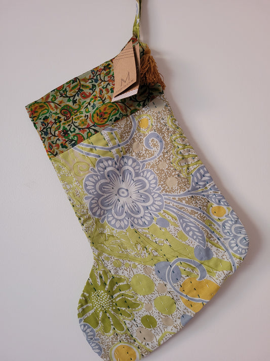 Kantha Christmas Stockings