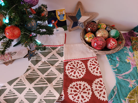 Fijiian Christmas Stocking large