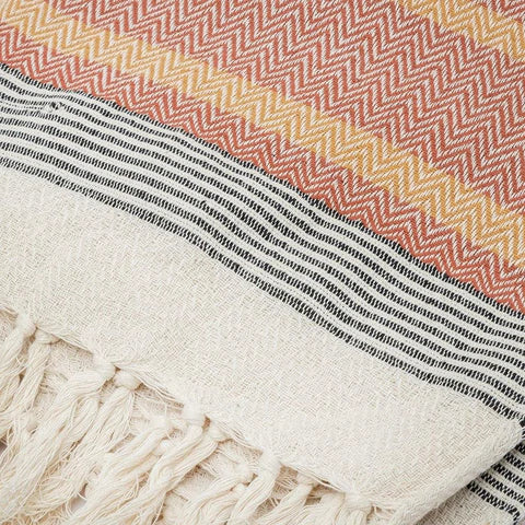 Herringbone Cotton Throw