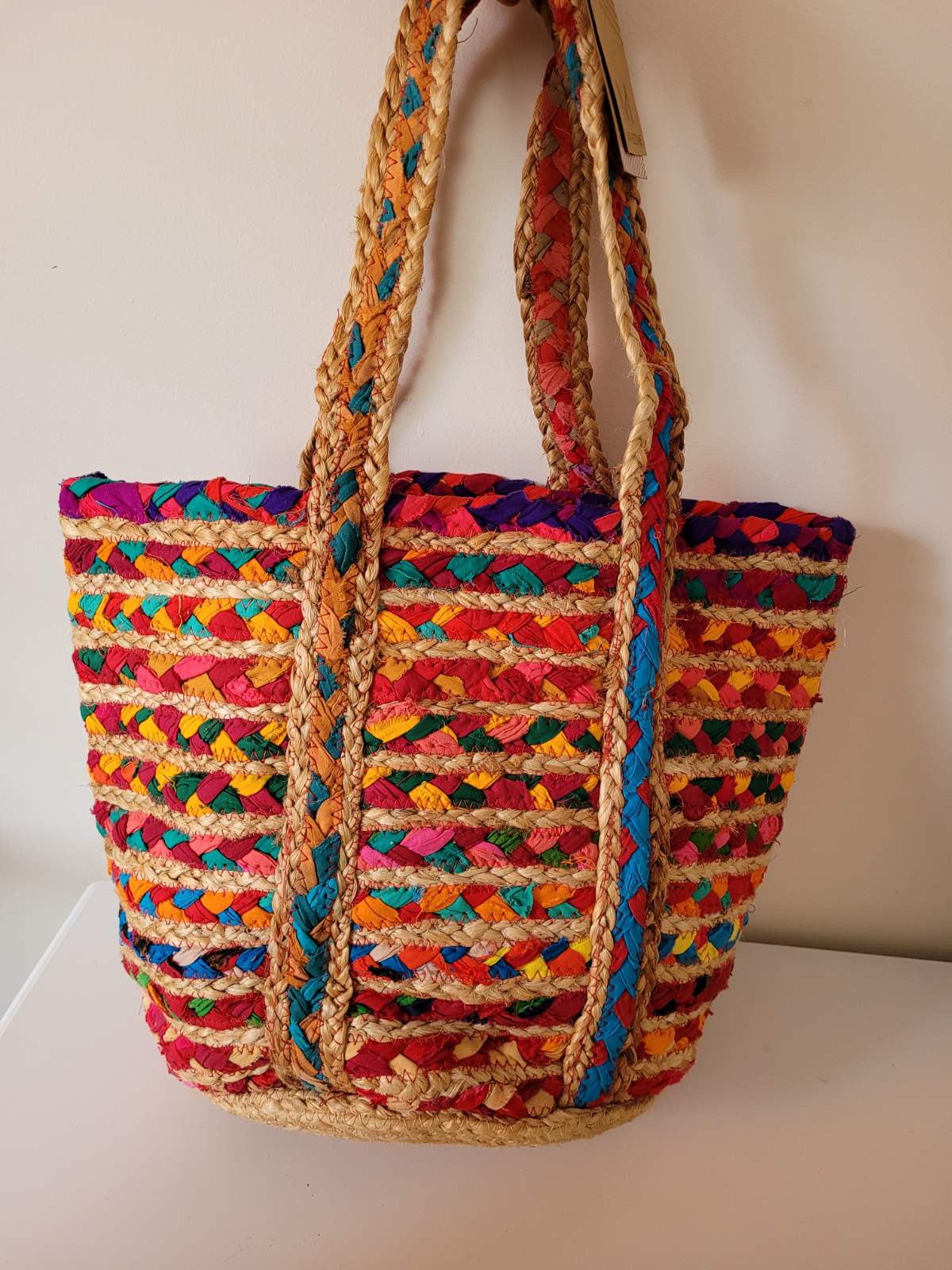 Chindi Colourful Basket/Bag