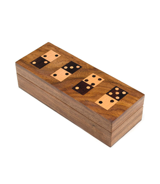 Wooden Dominoes Set