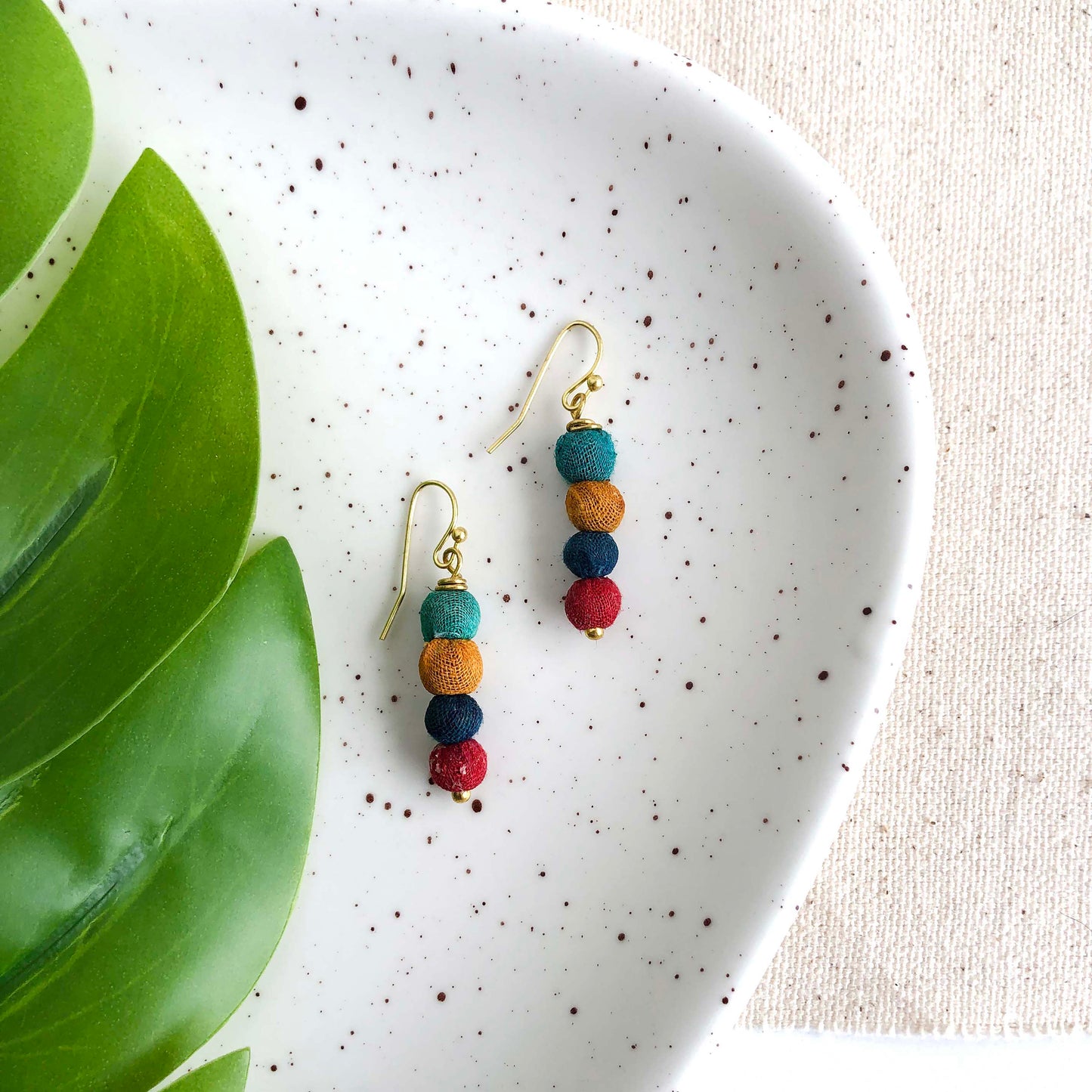 Quatre Kantha Earrings