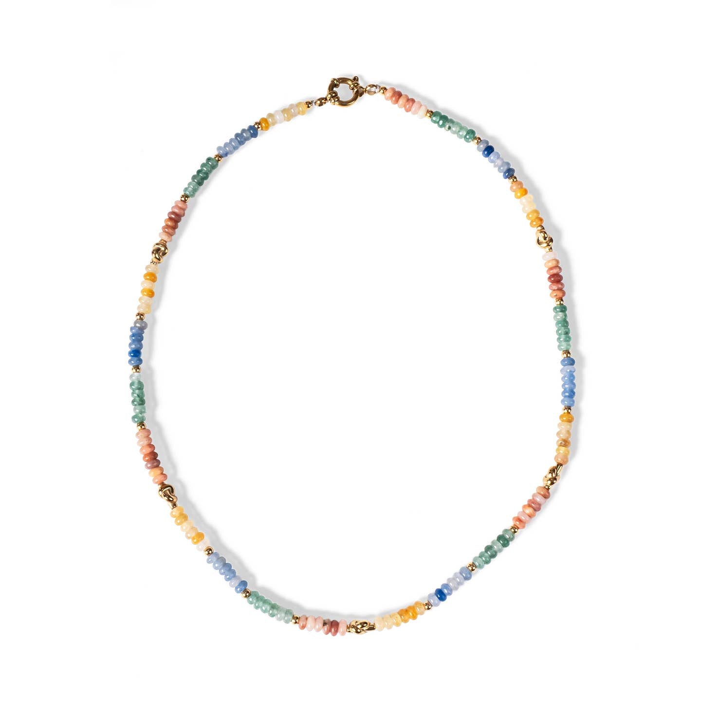 Journey of Healing Rainbow Gem Necklace