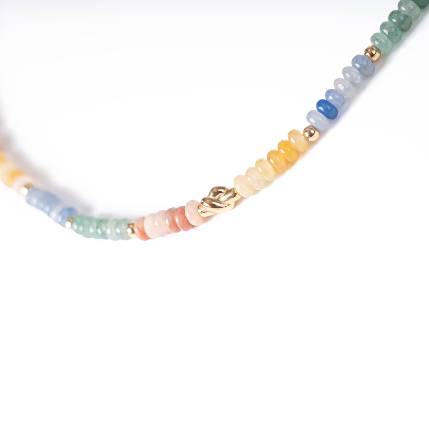 Journey of Healing Rainbow Gem Necklace