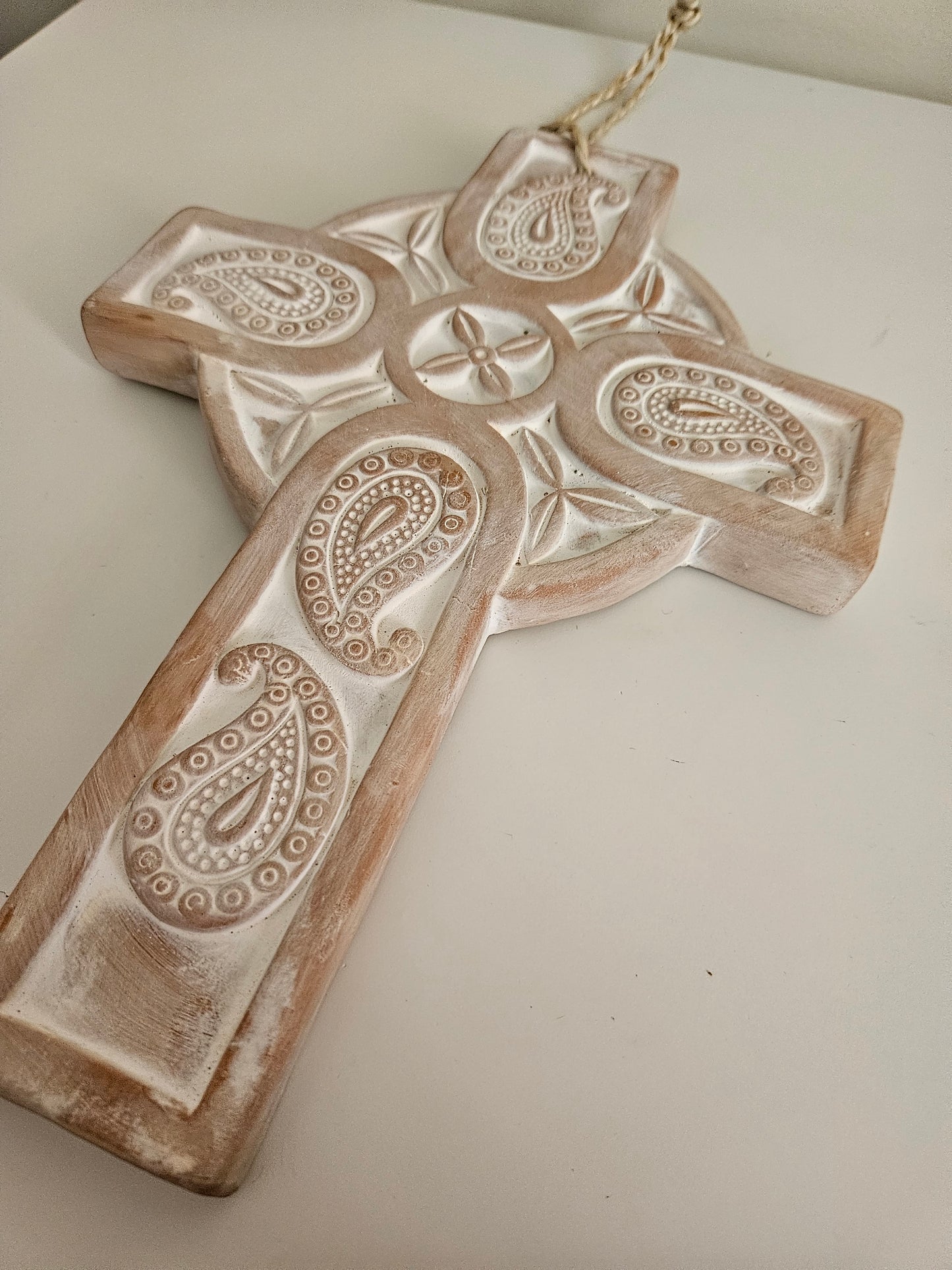 Large Hanging Terracotta Cross