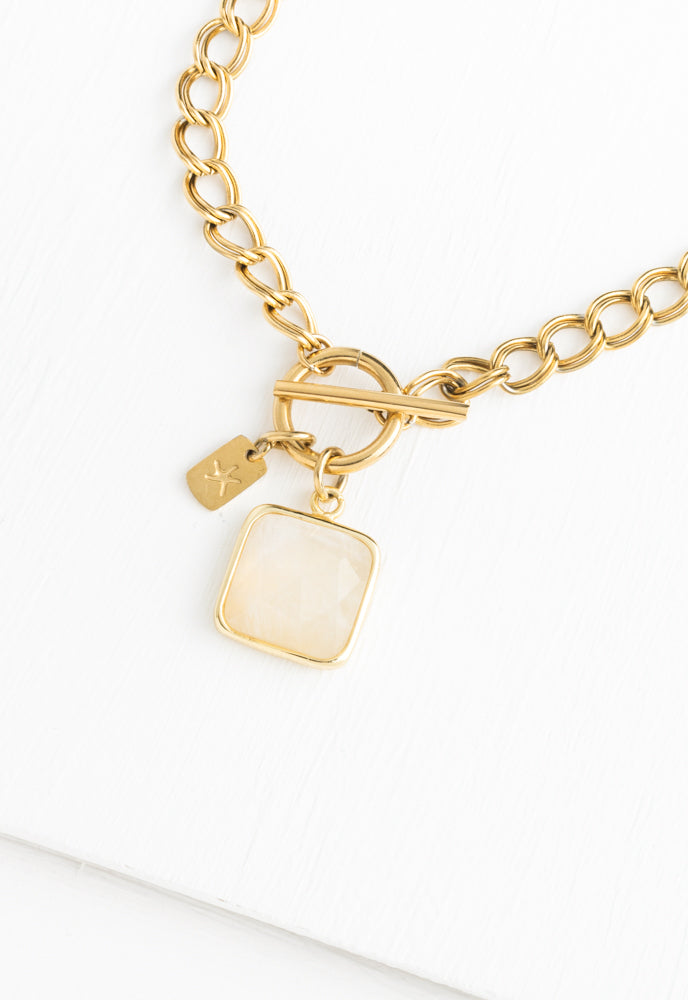 Abundant Hope Necklace in Mother of Pearl