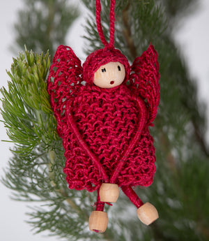 Hemp Angel Ornaments