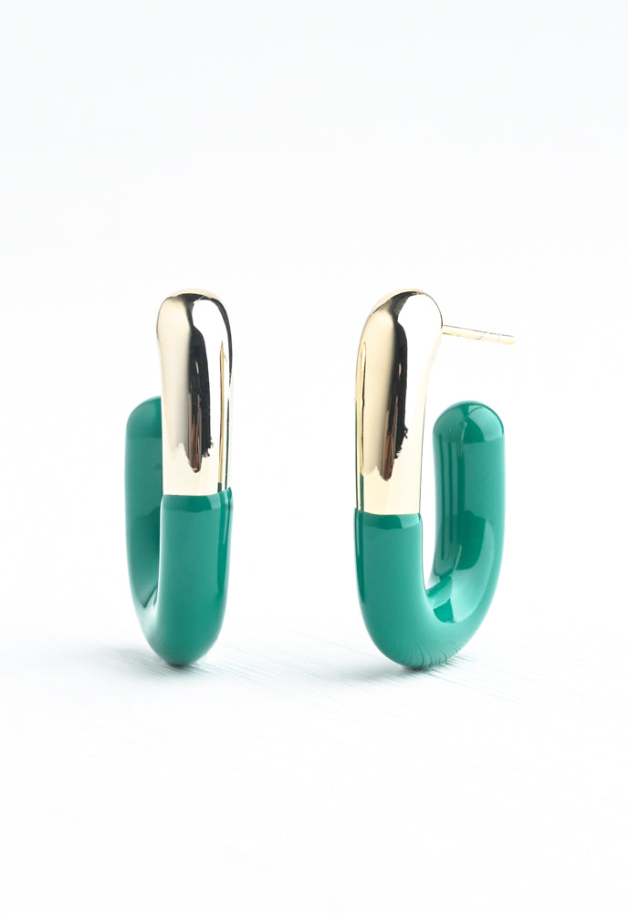 Merry and Bright in Evergreen Earrings