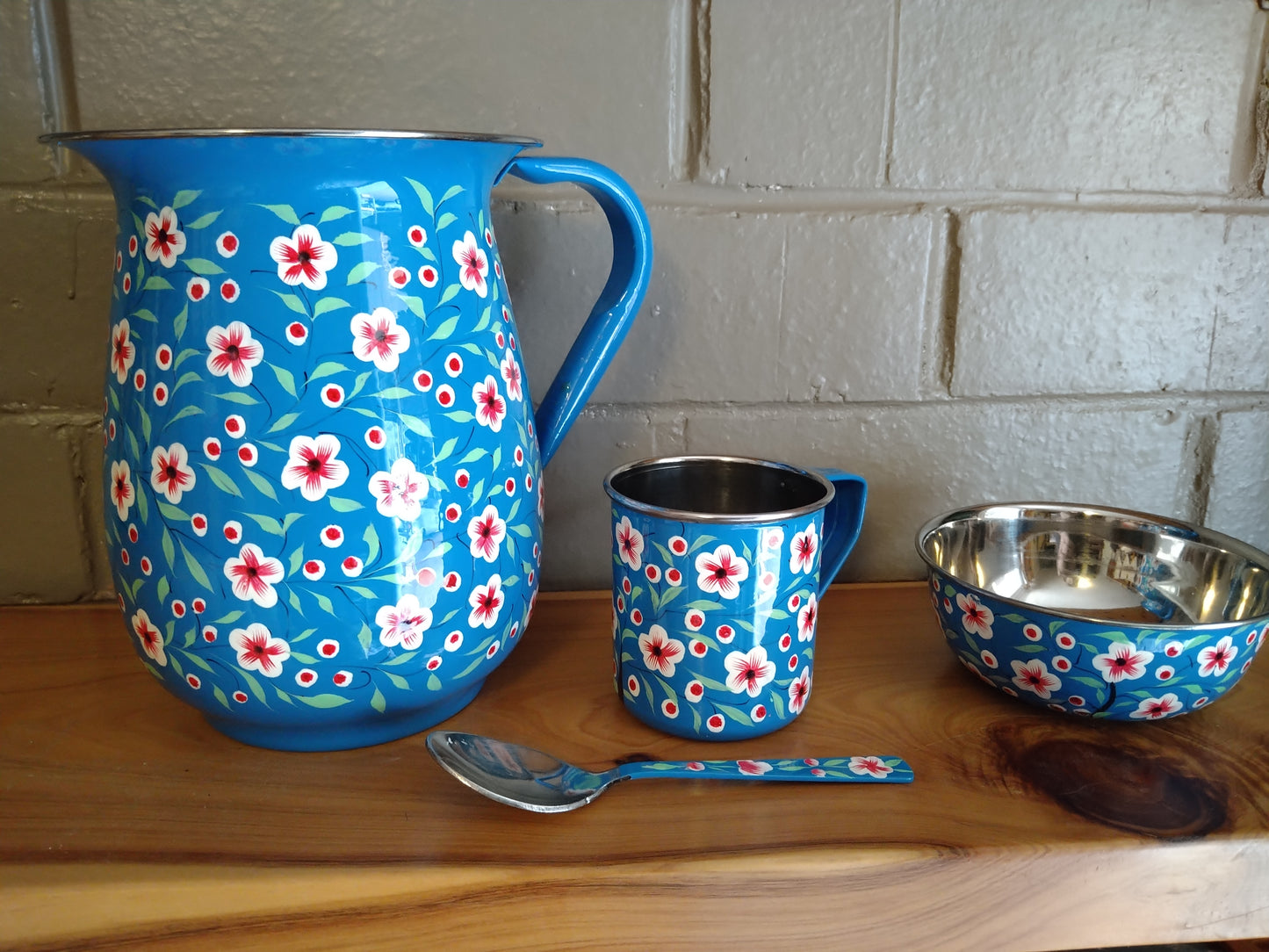 Handpainted Steel jugs