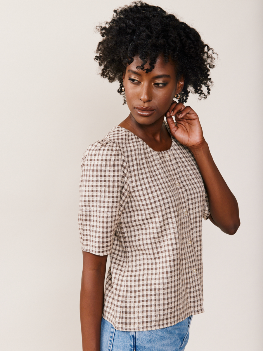 Flossie Button-down top