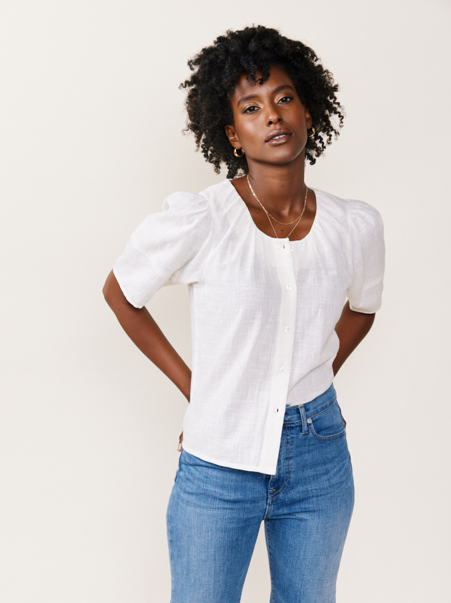 Flossie Button-down top