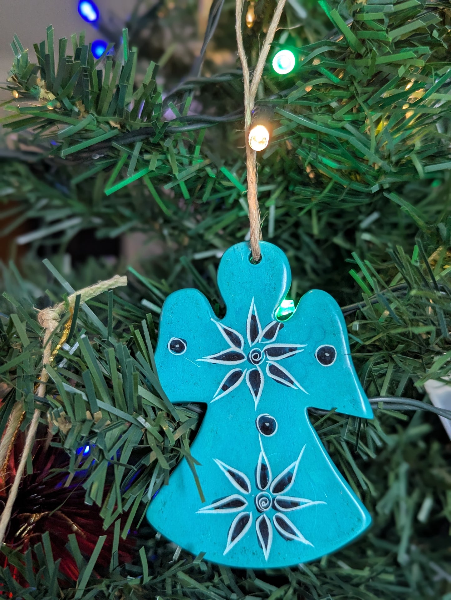 Soapstone Christmas ornaments