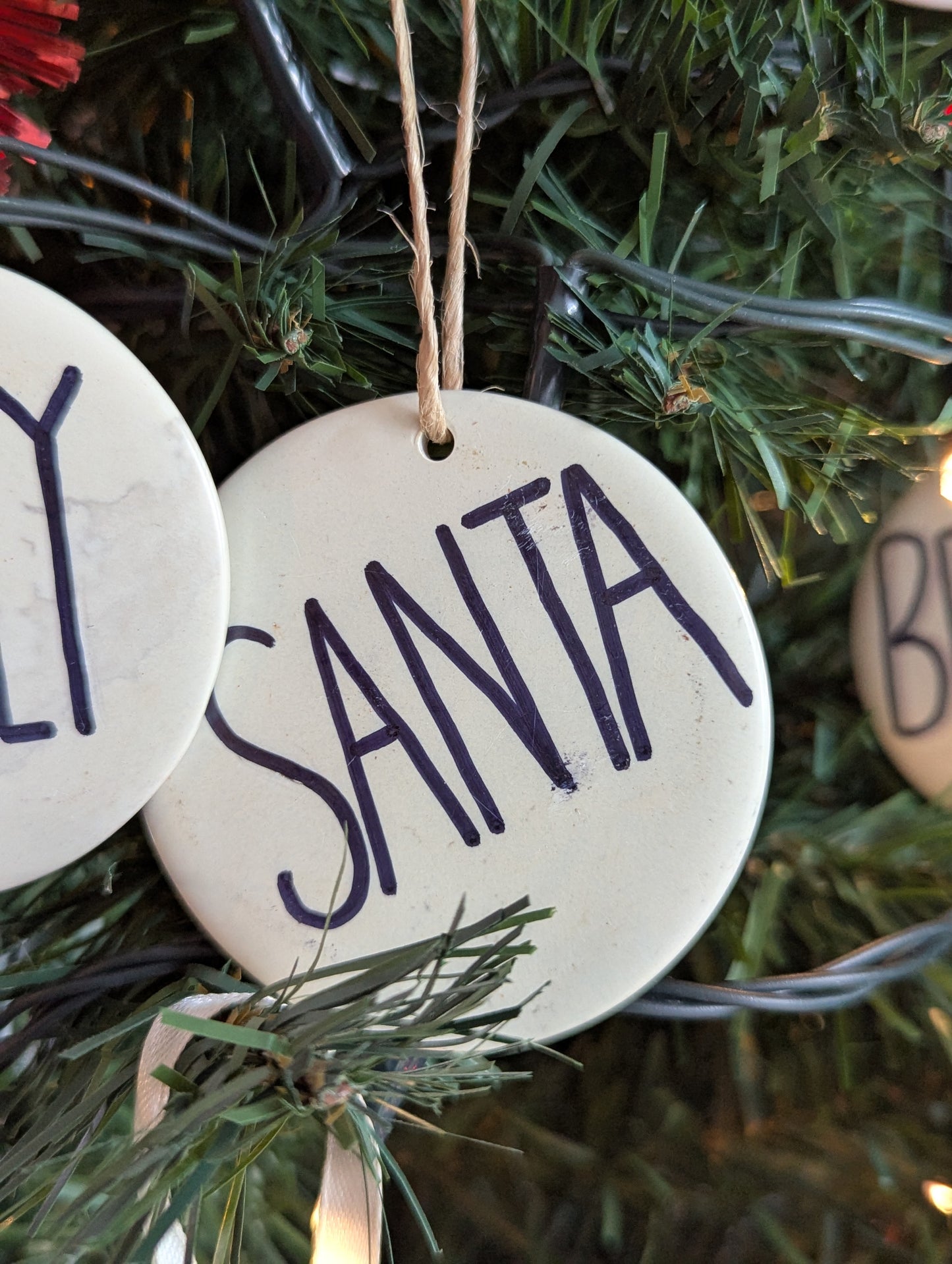 Soapstone Round ornaments