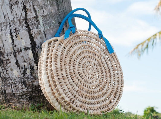 Ato Taitai Round basket handbag