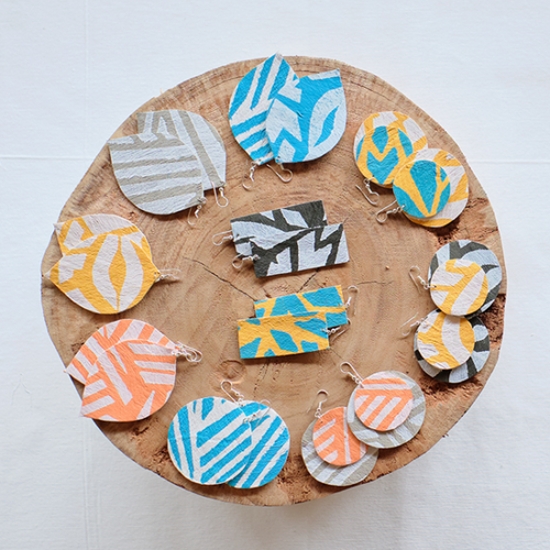 Handcrafted YAWA! Masi Earrings