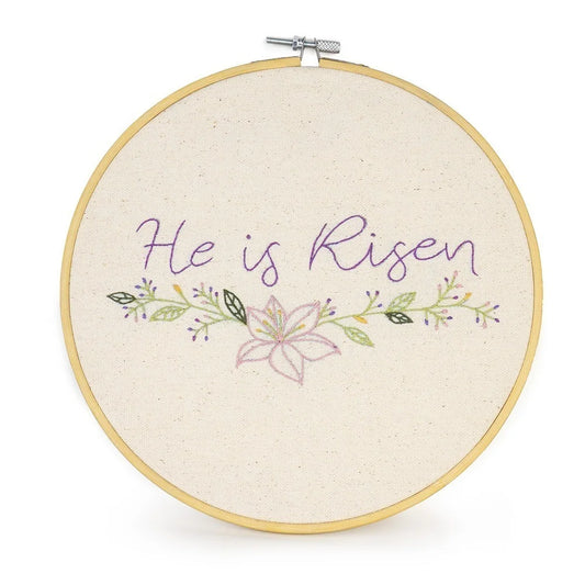 He is Risen Embroidery Hoop