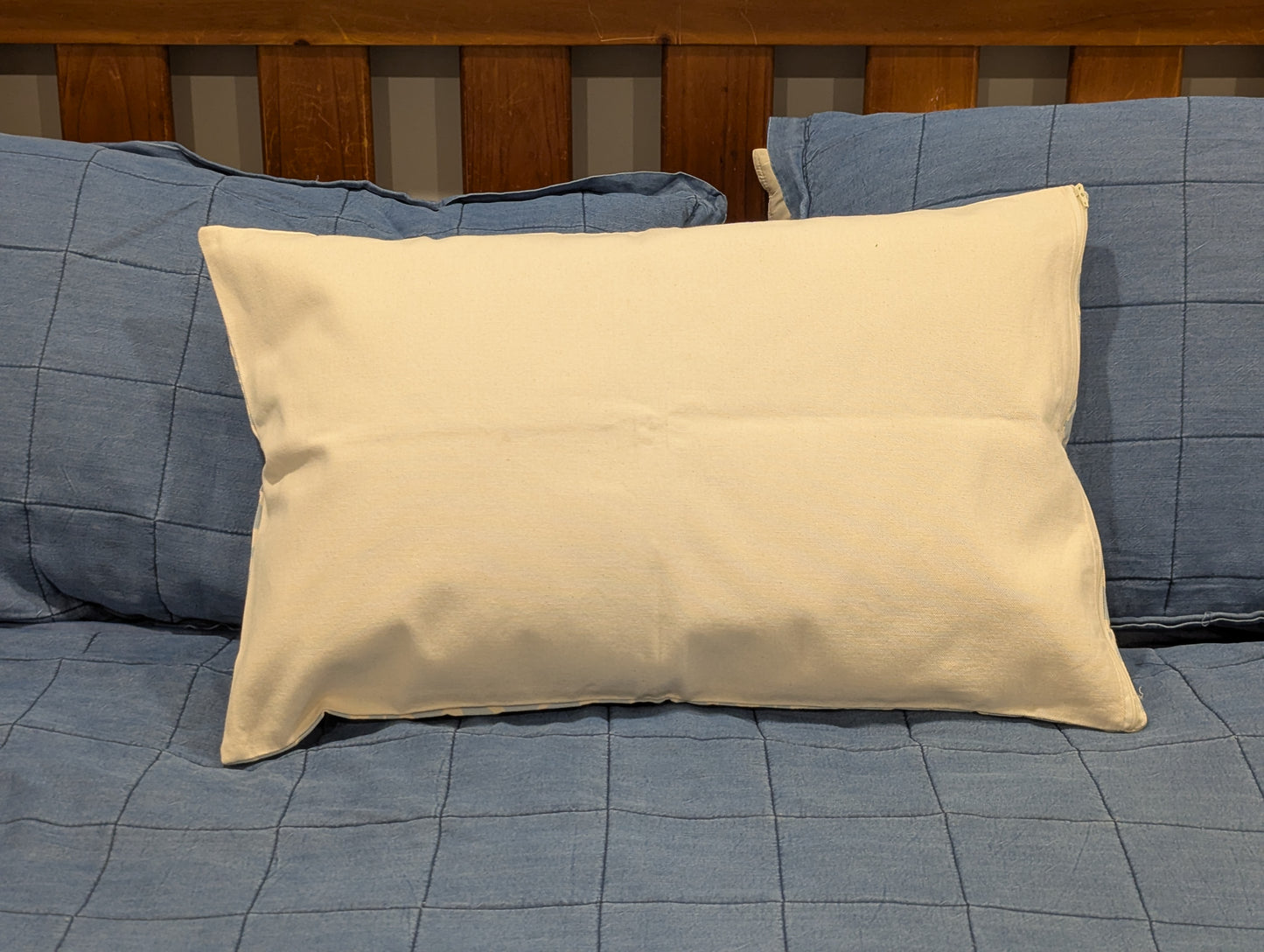 Rectangular hand block printed Cushion