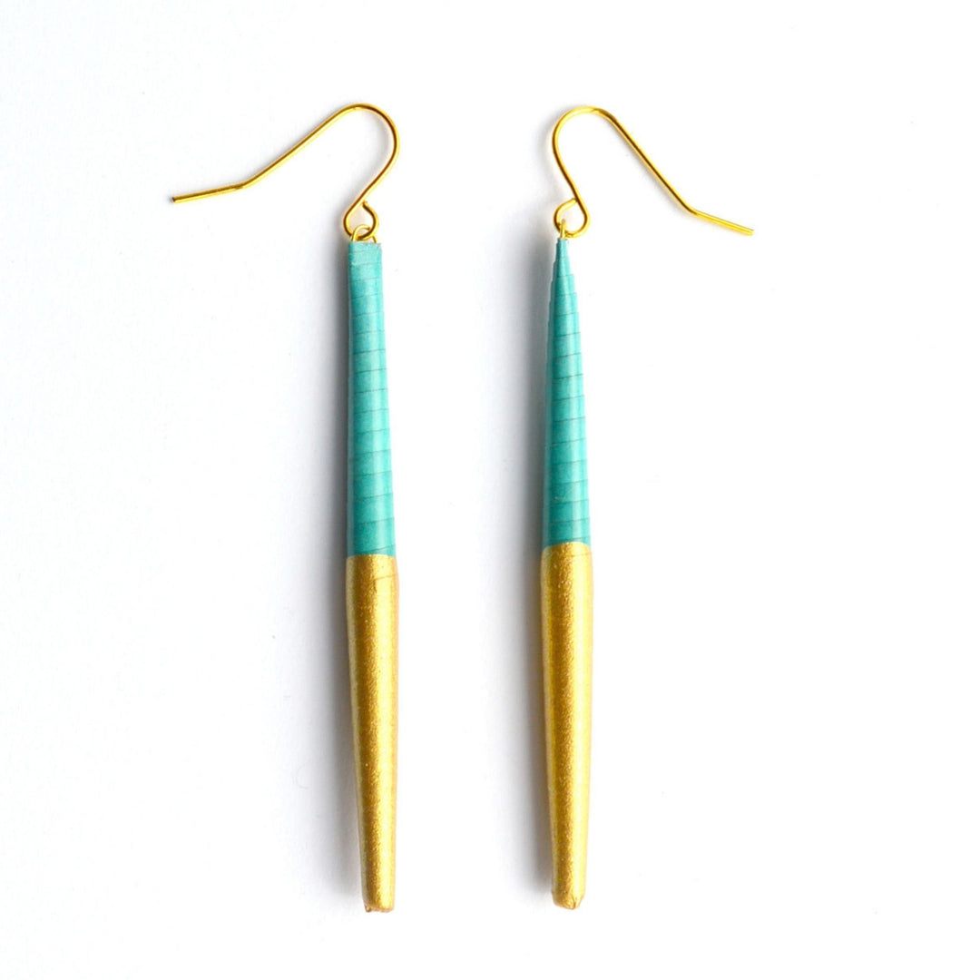 Paper Bead Earrings
