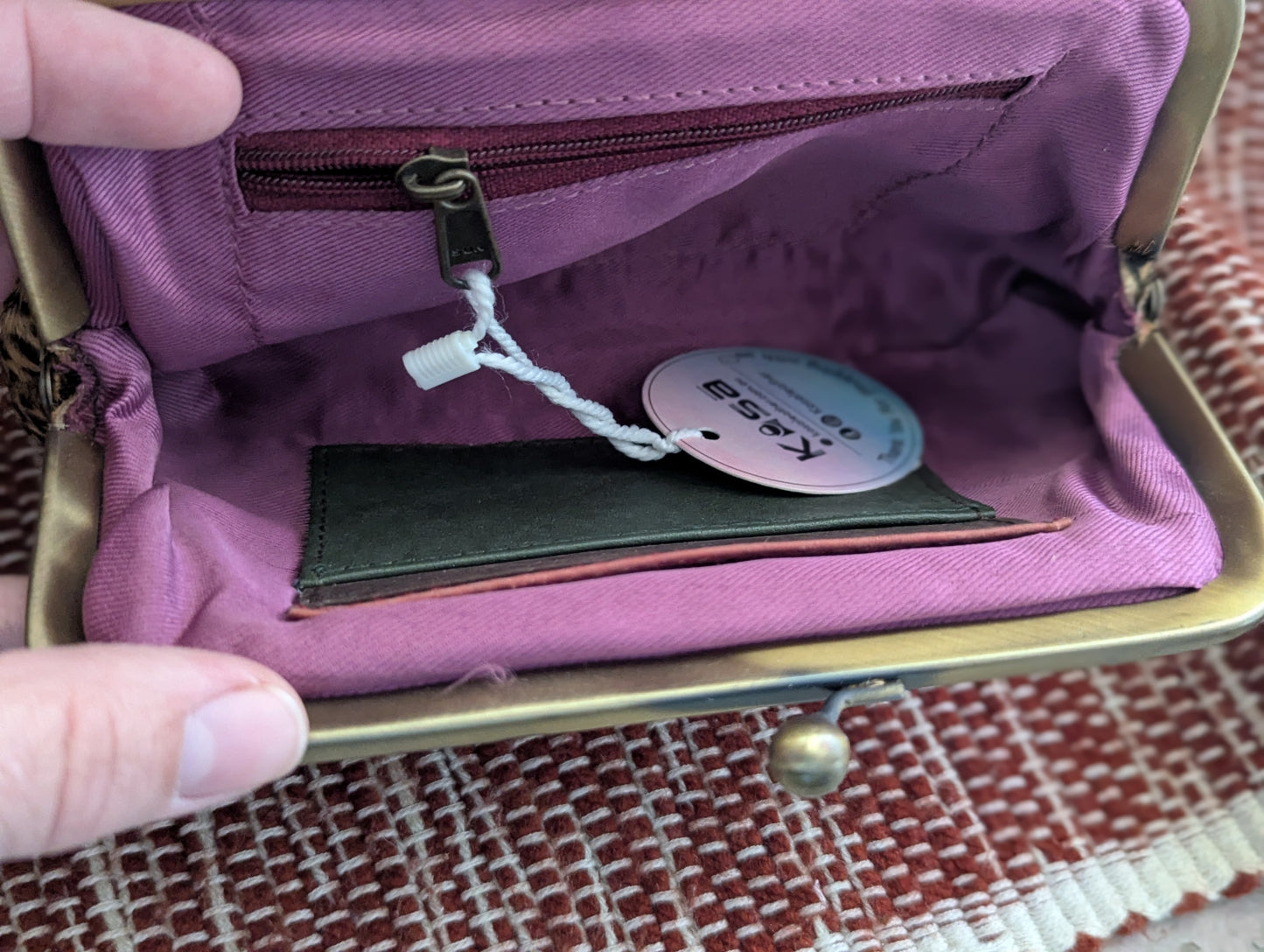 Kisslock Clutches/Purses Ethically sourced hide