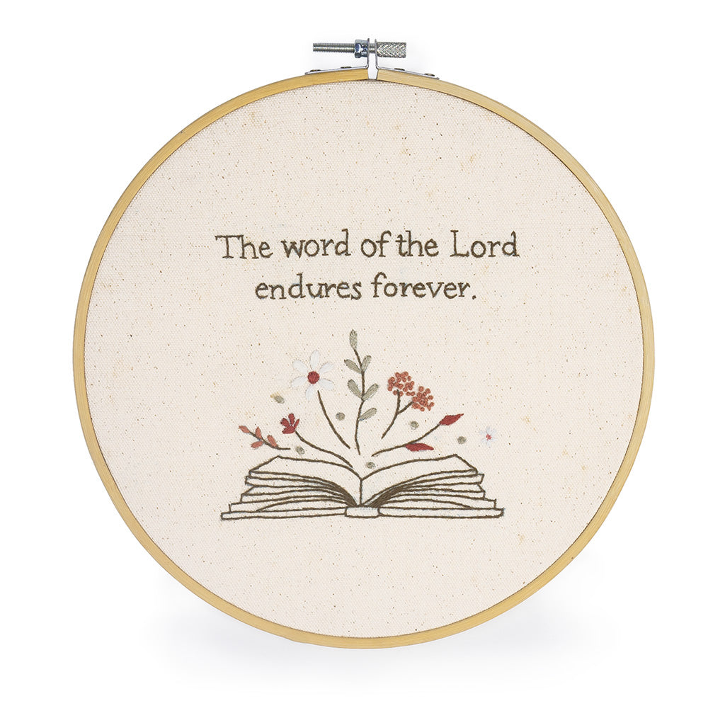 Word of the Lord Embroidery Hoop