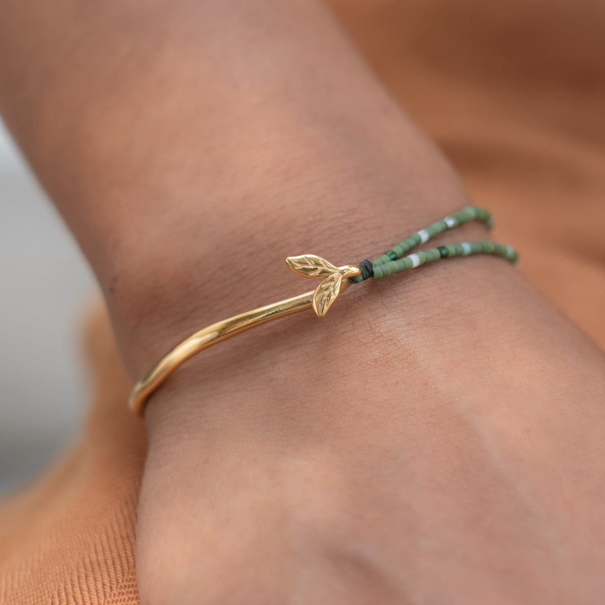 Grounded Hope Half Cuff Bracelet
