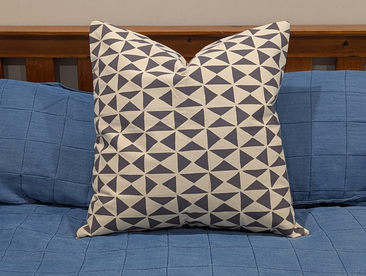 Euro size Fiji hand block printed Cushion