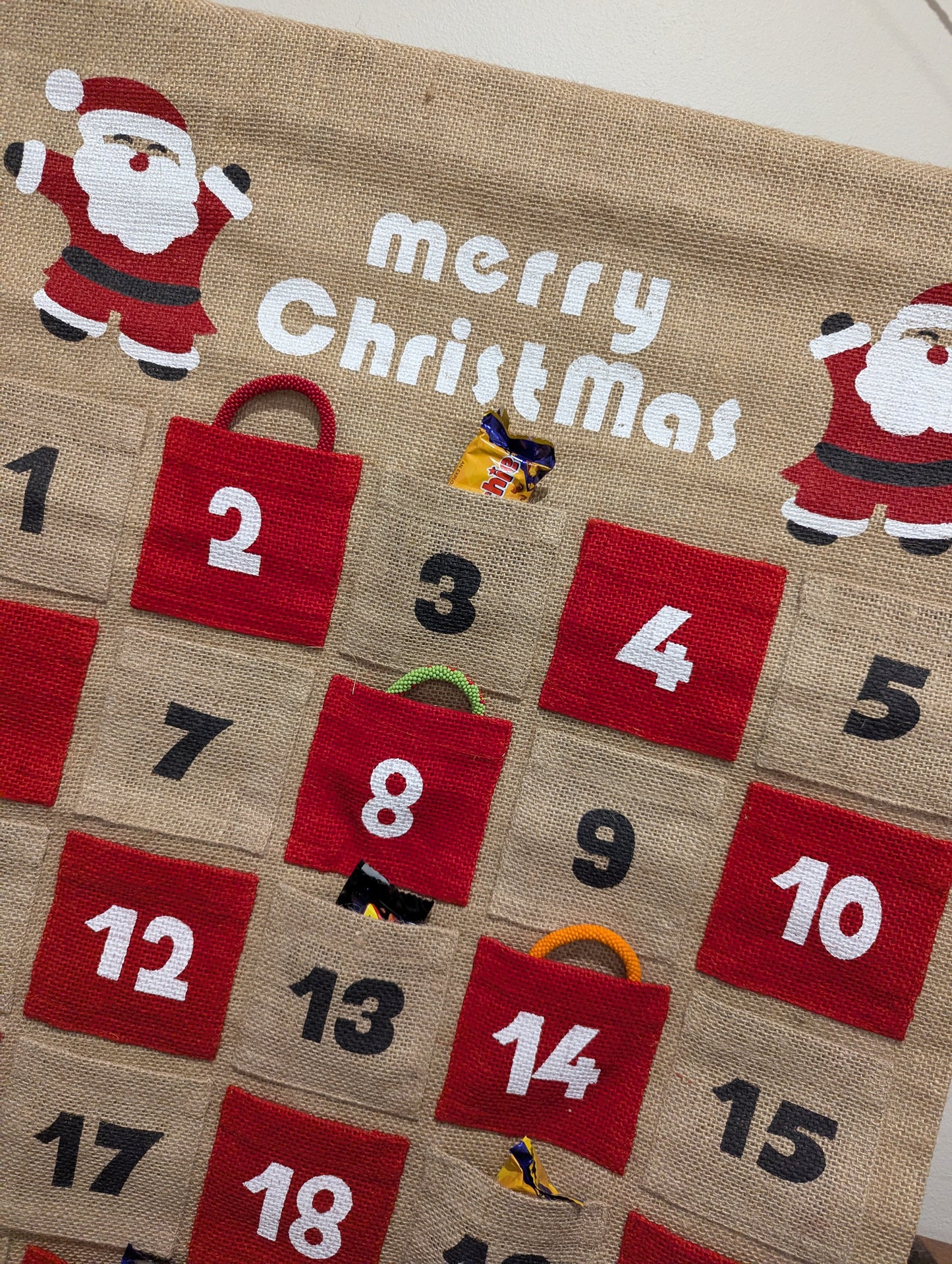 Jute Fill Your Own Advent Calendar