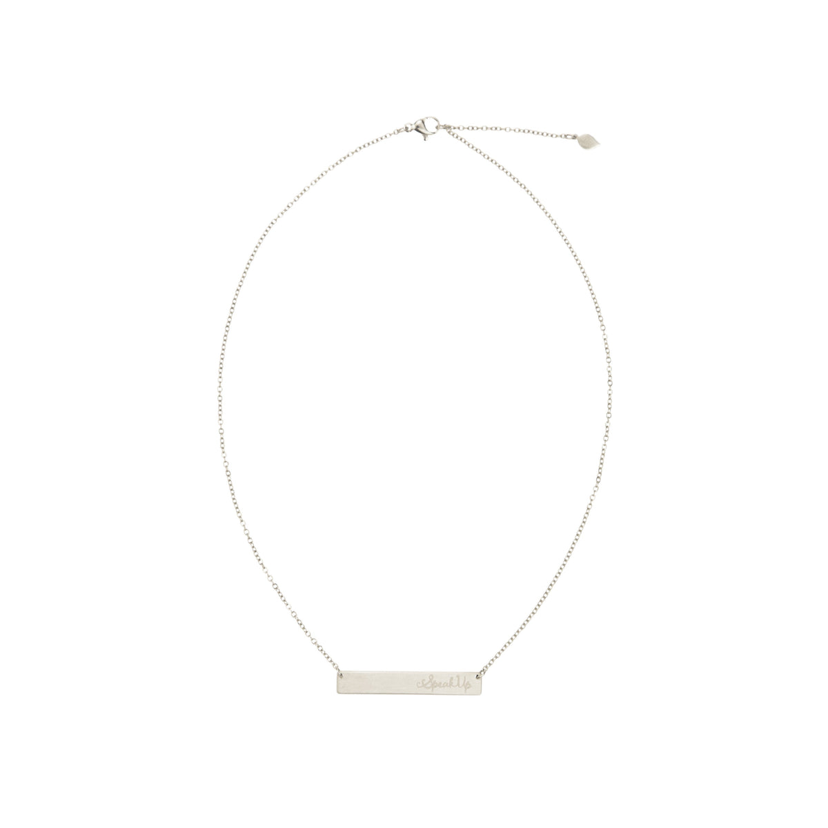 SPEAK UP Necklace Gold or Silver